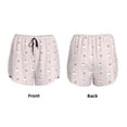thumbnail image 5 of Vsdgher Cute Poodle Dog Print Women's Running Double Layer Shorts High Waisted with Pockets Elastic Yoga Workout Athletic Gym Sports, 5 of 8