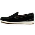 thumbnail image 3 of Aston Marc Men's Loafers, Comfortable Leather Footwear for Everyday Wear & Office, Stylish Slip-On Casual Shoes - Black, Size 11, 3 of 6