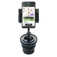 thumbnail image 1 of Unique Auto Cupholder and Suction Windshield Dual Purpose Mounting System for Samsung Galaxy Note 3 / Note III - Flexible Holder System Includes Two M, 1 of 4