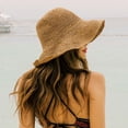 thumbnail image 5 of Limei Stylish Straw Hat Foldable for Holiday Anti-ultraviolet, 5 of 7