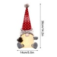 thumbnail image 5 of Vggrvlo Gnome Christmas Gifts Christmas Decorations Indoor Gnome Xmas Treetop Ornament for Women, Thanksgiving Valentines Birthday, 5 of 6