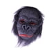 thumbnail image 1 of Máscara de cabeza de gorila realista, máscara de cabeza de mono para carnaval, temática de animales, cumpleaños Sonríe, 1 of 9