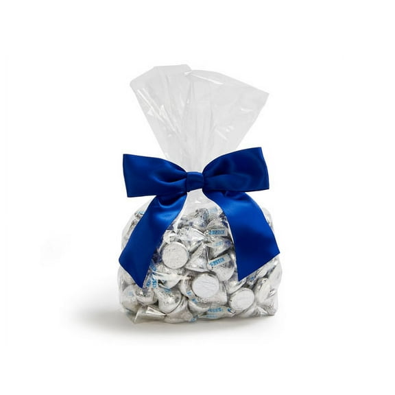 Pack Of 100, Solid Cello Bags 5 X 2.5 X 11" Clear Gusset Style Cello Bags 1.2 Mil For Cups, Mugs, Candles, Gifts & Food Items