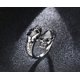 thumbnail image 1 of Anillos góticos de cabeza de calavera de acero inoxidable 2021 para hombre, anillo de esqueleto Punk Rock para mujer, joyería de fiesta Punk Rock, accesorios de Halloween Gao Jinjia LED, 1 of 2