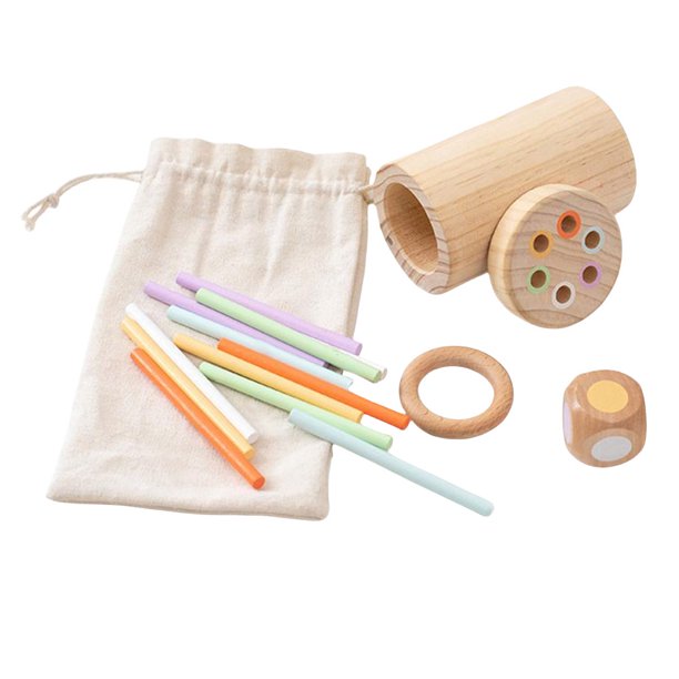 Palos Montessori Hugtrwg 7 colores educativos para pequeños