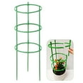 thumbnail image 4 of Lttoisl GardenMaster 3-Layer Round Obelisk Trellis, Adjustable Plastic Plant Support Stakes, Anti-Rust Plant Cage for Climbing Tomatoes, Roses, Flowers, Grapes & Cucumbers, Outdoor Vertical Gardening, 4 of 8