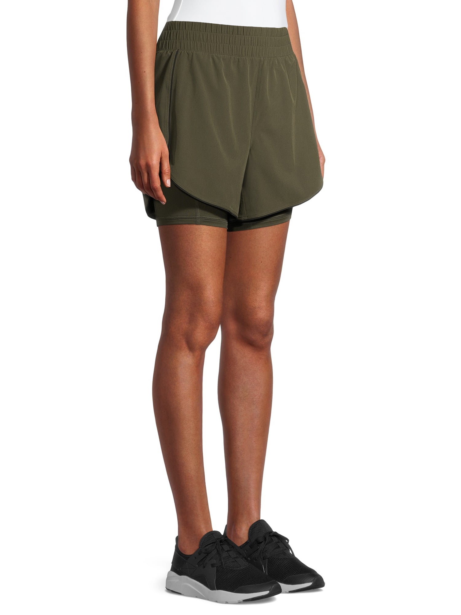 Avia women's active mesh running short with bike liner new arrivals