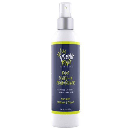 Young King Hair Care Leave-in Conditioner 8 oz, Kids, Dry Hair Types