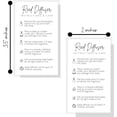 thumbnail image 2 of Reed Diffuser Instruction Cards | 50 Pack | 2x3.5” in Business Card | Diffuser Supplies | White and Black Design, 2 of 8