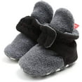 thumbnail image 5 of Infant Baby Boys Girls Slippers Cozy Fleece Booties Soft Bottom Warm Cartoon Socks Newborn Crib Shoes, 5 of 7
