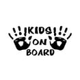 thumbnail image 5 of Walbest Car Auto Cute Kids on Board Handprint Reflective Decals Sticker Decoration Universal, 5 of 6