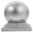 thumbnail image 6 of Soimiss Metal Fence Post Cap Silver Waterproof Fence Post Accessory with Easy Installation, 6 of 8