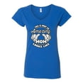 thumbnail image 2 of Wild Bobby, This is What an Amazing Mom Looks Like, Mother's Day, Women Standard V-Neck Tee, Royal, 2XL, 2 of 3