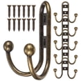 thumbnail image 1 of WEUVEB 6Ud Gancho Pared Retro Dorado Para Colgar Abrigos Y Toallas Y Compacto, 1 of 7