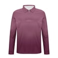 thumbnail image 5 of Blusa y camisa de manga larga con cuello vuelto para hombre, jersey con cremallera, color liso, solapa, blusa de manga larga con cuello vuelto, blusa para hombre, blusa de poliéster, 5 of 5