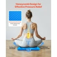 thumbnail image 5 of Breathable Cooling Gel Seat Cushion for Office & Car - Relieves Hip & Back Pain, Comfortable Chair Mat, 5 of 11