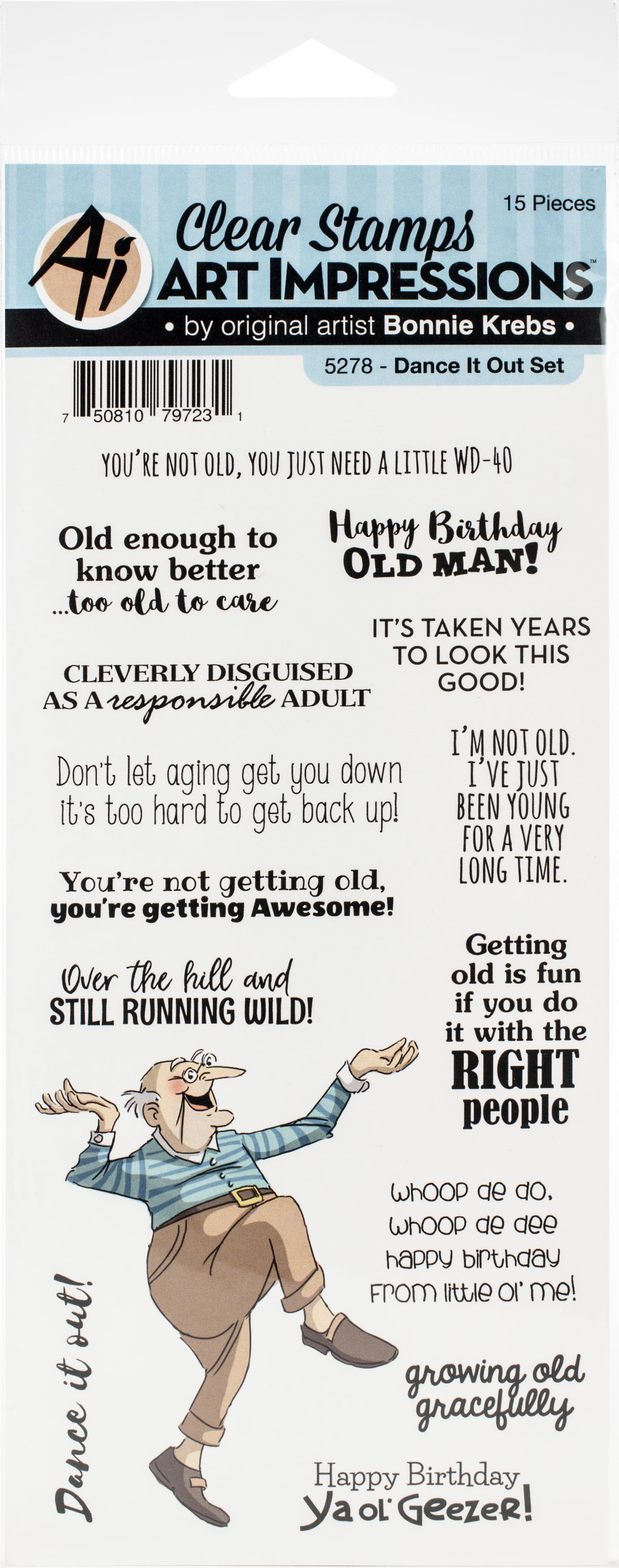 Art Impressions "Gotta Garden" Clear Stamp Set - Work & Play Theme For Card Making & Scrapbooking