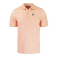 thumbnail image 2 of Men's Cutter & Buck  Orange Miami Dolphins Throwback Big & Tall Pike Eco Symmetry Print Stretch Recycled Polo, 2 of 3