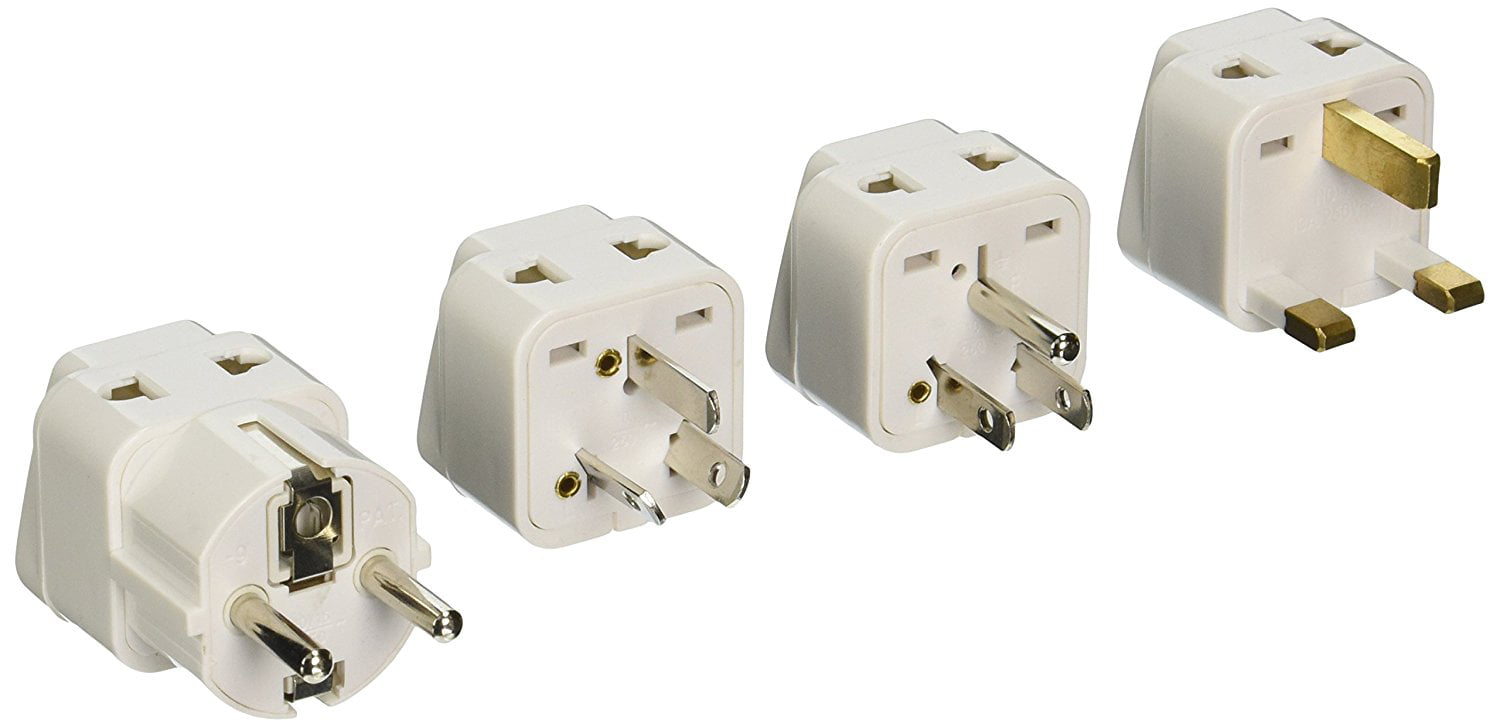 Universal to EU 10A Europe 2 in 1 Electrical Plug Adapter WAD-9C 1 PC 