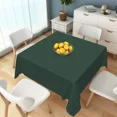 thumbnail image 3 of Tchckioa Dark Green Square Tablecloth,Waterproof Table Cloth for Kitchen,60x60 Inch,Party Decor, 3 of 6