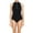 Black, variant on Women's Tank Top Bodysuit – Sleeveless Mock Neck Zipper Ribbed Knit Slim Fit Sweater