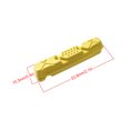 thumbnail image 4 of Soidarity 1 par de pastillas de freno resistentes al desgaste, ajuste de frenado, ruedas silenciosas, abrazadera de parada, piezas de repuesto, piezas de Ciclismo Oro Soidarity OD020641-03, 4 of 6