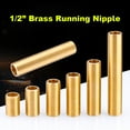 thumbnail image 5 of SENRISE 1/2" Brass Running Nipple Brass Pipe Fitting for Tank Connectors Thread Nipple 50-120mm, 5 of 5