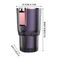 thumbnail image 3 of Dsscvnef Smart Car Cup Heater Cooler Insulated Travel Mug for Hot Cold Beverages Temperature Control Auto Accessory, 3 of 9