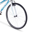 thumbnail image 3 of Vélo hybride Spin Fit 700c pour femmes Hyper Bicycles, bleu sarcelle et blanc, 3 of 9