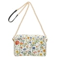thumbnail image 2 of FORMRS Women Crossbody Purse with Chain Strap Vegan Leather Shoulder Handbag, Watercolor Wildflowers Pattern, 2 of 7