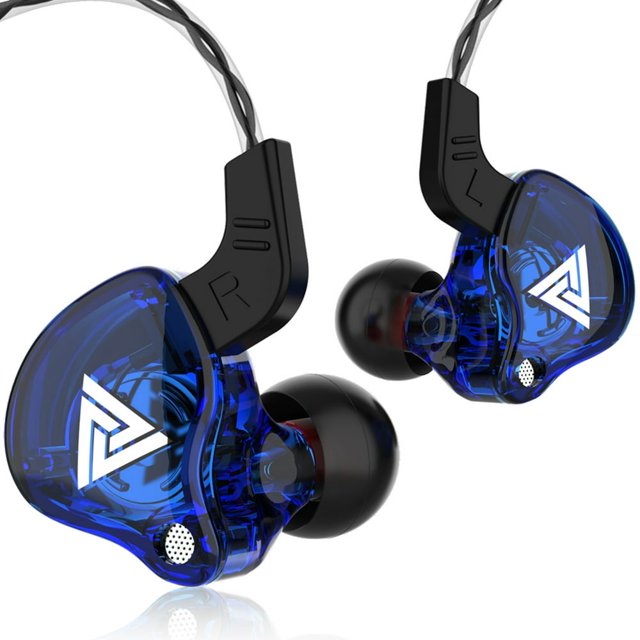 QKZ AK6 Bass Stereo Headset HiFi In Ear Headset Dynamic Sport Running Headphones