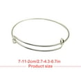thumbnail image 2 of Bracelet Extensible Bracelet Extensible Style Simple Bijou de Mode Ornement de Corps Cadeaux Parfaits Bons Accessoires Argent, 2 of 6