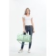 thumbnail image 5 of Bolsa de gimnasio pequeña para mujer con bolsillo mojado, compartimento para zapatos, bolsa de viaje, bolsa de transporte, bolsa de fin de semana para mujer (negro), 5 of 5