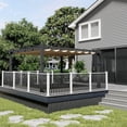 thumbnail image 1 of Bingirl Pavillon Extérieur en Métal 10 X 13 Pi avec Auvent Rétractable - Résistant aux UV, Kaki, 1 of 6