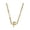 F, variant on A Golden Necklace With The Initials Of A Fashionable Female Name Is A Present For Female Teenagers Locket Stacked Necklaces Chain Necklace for Pendant Necklace Men Chain for Necklace Women Jewelry