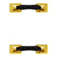 thumbnail image 4 of Ruiboury PVC Nylon Strap Armrest Grab Handle Inflatable Canoe Kayak for Yellow 31x7CM 2Set, 4 of 6