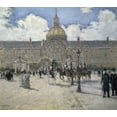 thumbnail image 2 of Raffaelli, Jean-Francois 22x20 White Modern Wood Framed Museum Art Print Titled - Les Invalides: Napoleons Tomb, 1895, 2 of 4