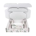 thumbnail image 5 of Ucanpack Made In USA 1/8” Thick Christmas Mailer Box 50 Pcs, White X-Mas Forest Theme Cute Boxes For Small Business, Tuck Top Mailer Boxes, 6x6x4" Literature Mailer, Moving Carton, 5 of 7