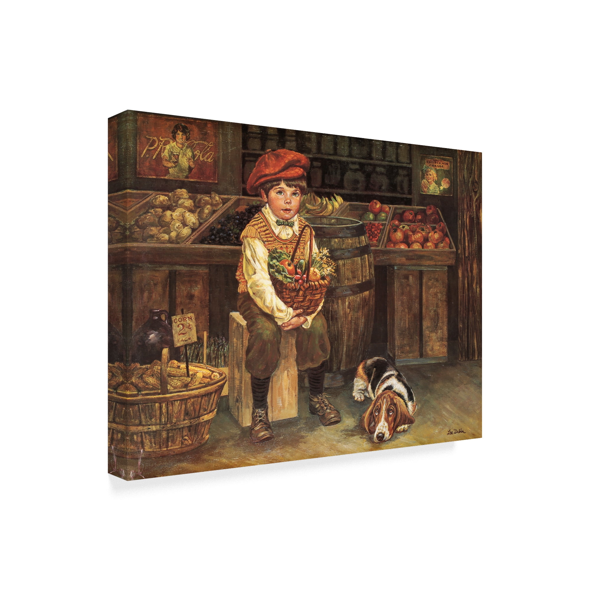 Trademark Fine Art 'Billy' Canvas Art by Lee Dubin