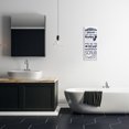 thumbnail image 2 of Stupell Industries Bathroom Rules Sign Navy Blue Toilet Bubbly Soap, 10 x 24, Designed by Marcus Prime, 2 of 6