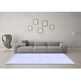 thumbnail image 3 of Ahgly Company Indoor Round Abstract Blue Modern Area Rugs, 6' Round, 3 of 4