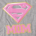thumbnail image 2 of Superman Super Mom Pink Women's T Shirt, Athletic Heather, Large, 2 of 6