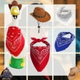 thumbnail image 4 of Meottam 4 Set Cowboy Porch Goose Outfits for Goose 23"/ 17'', Lawn Porch Goose Cowboy Hat with Bandana Scarf for Outdoor Patio Yard Lawn Art Decor, 4 of 4
