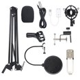 thumbnail image 1 of FlyFlise BM800 Condenser Microphone Lit Pro Audio Studio Recording & Brocasting Adjustable Mic Suspension Scissor, 1 of 8