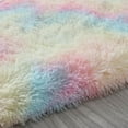 thumbnail image 4 of Fluffy Bedroom Rugs Shaggy Geometric Design Area Rug For Girls Baby Room Kids Living Room Home Decor Floor Carpet, 4 of 5