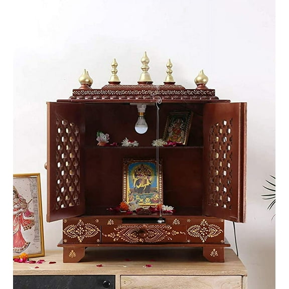 Indian Handicrafts Export Wooden Home Temple/Puja Mandir