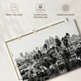 thumbnail image 6 of Elephant Stock Black California Los Angeles Skyline Iii Wall Art - Horizontal Canvas Wall Art - Living Room Wall Decor - City Canvas - Black And Gray Decor By Philippe Hugonnard - 45" x 30", 6 of 8