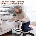 thumbnail image 6 of Yuyongr Steam Cleaner, 2500W Handheld Steam Cleaner for Home,Steamer for Cleaning with 10 Pcs/42Oz Water Tank, Steamer for Home,Tile,Floor,Car, 6 of 12