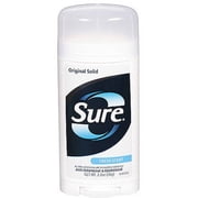 (2 Pack) Sure Fresh Scent Original Solid Anti-Perspirant & Deodorant, 2.7 oz