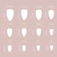thumbnail image 2 of Press on Nails Almond Fake Nails with Designs Glitters Cats Eyes Glues on Nails Glossy False Nails Artificial Nails, 2 of 7